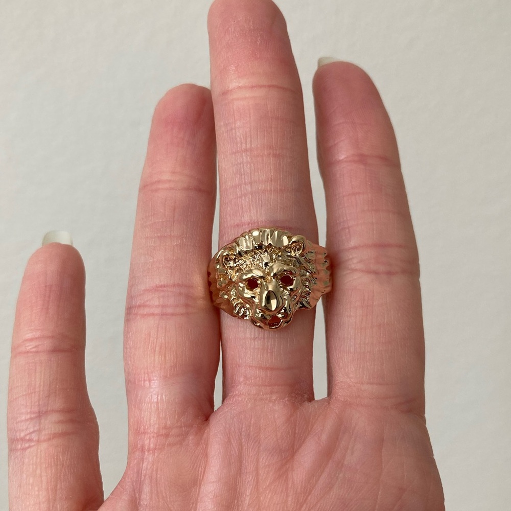 New Vanessa Mooney the lion ring gold - Picture 4 of 8